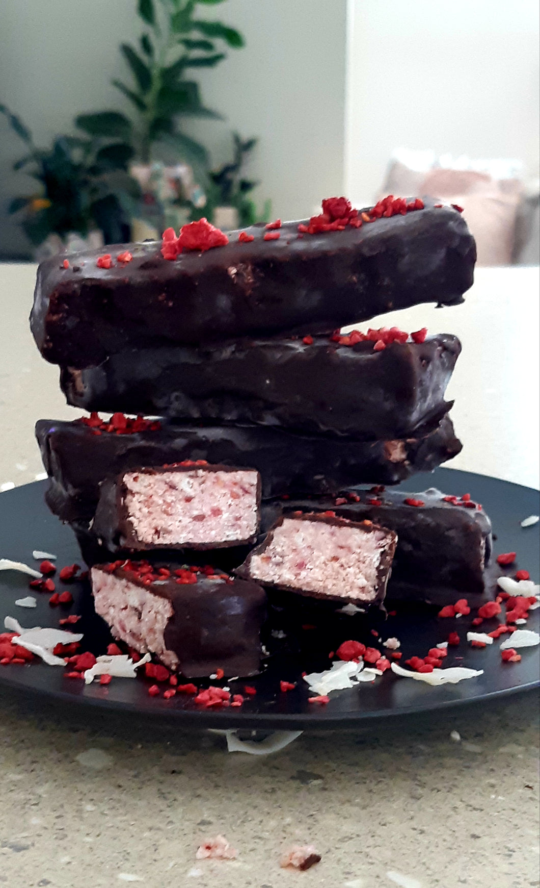 Not Quite a Cherry Ripe (Gluten Friendly*, Dairy Free, Refined sugar free, Vegan)