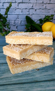 Raw Lemon Slice (Gluten Friendly*, Dairy Free, Egg Free, Refined Sugar Free, Vegan)