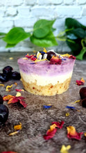 Load image into Gallery viewer, Mini Raw Blueberry Cheesecake (gluten friendly*, dairy free, refined sugar free, vegan)
