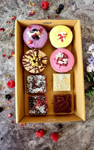 Raw Cheesecakes and Slices Gift Box (gluten friendly*, dairy free, refined sugar free, vegan)