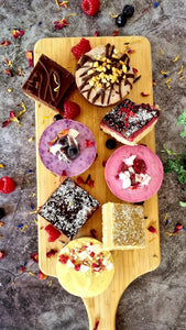 Raw Cheesecakes and Slices Gift Box (gluten friendly*, dairy free, refined sugar free, vegan)